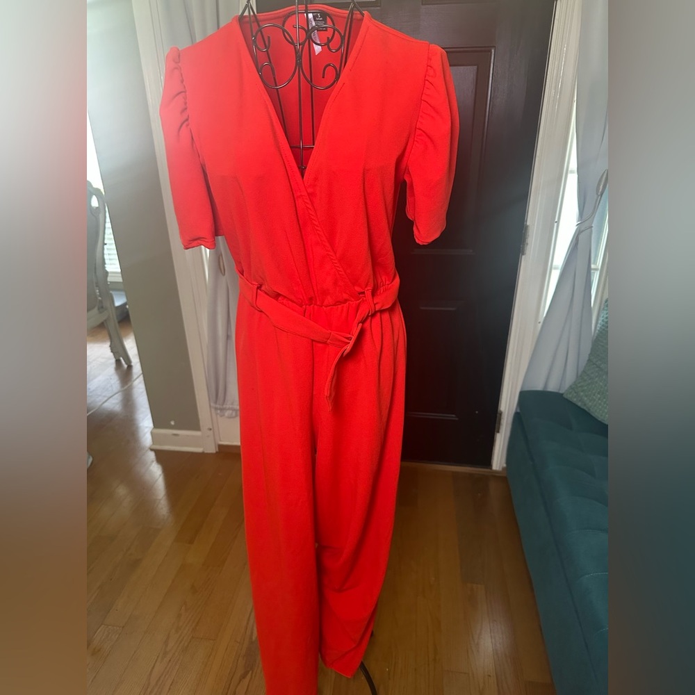 Women's Red Jumpsuit